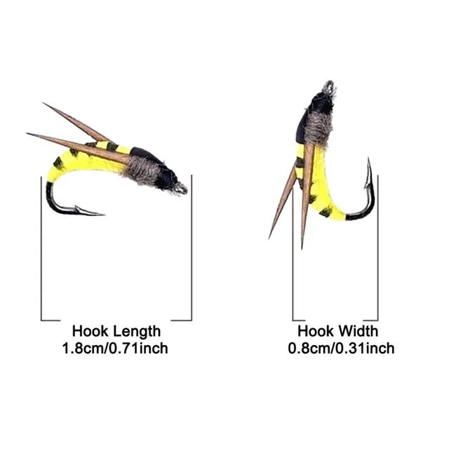 148Pcs Outdoor Essential Nymphs Flies Wet/Dry Flies Streamer Trout