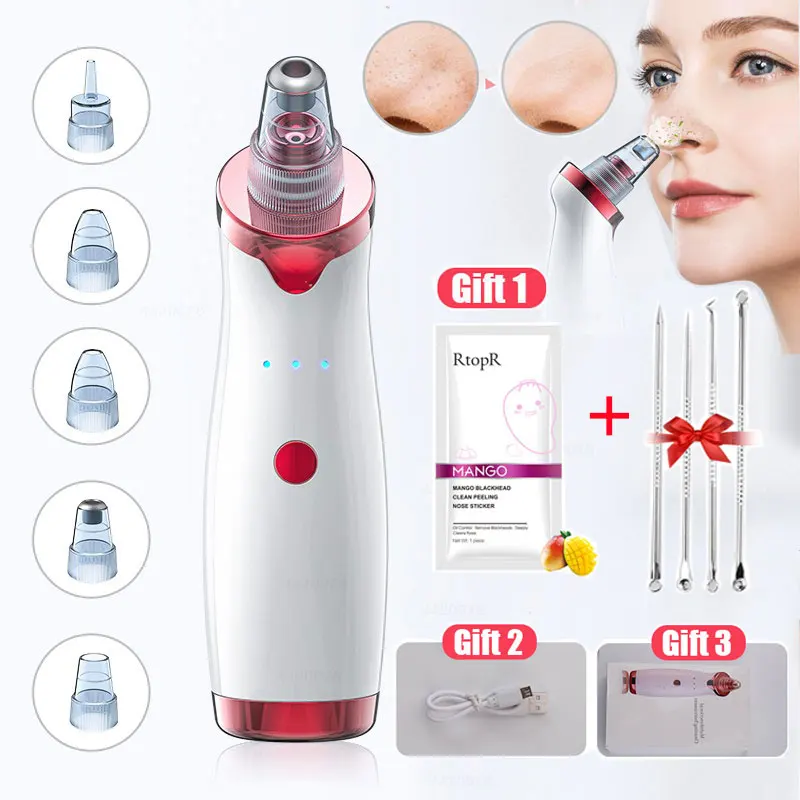 Removedor de cravo rosto nariz profundo limpador t zona poros acne espinha remoção vácuo sucção facial diamante beleza pele limpa ferramenta