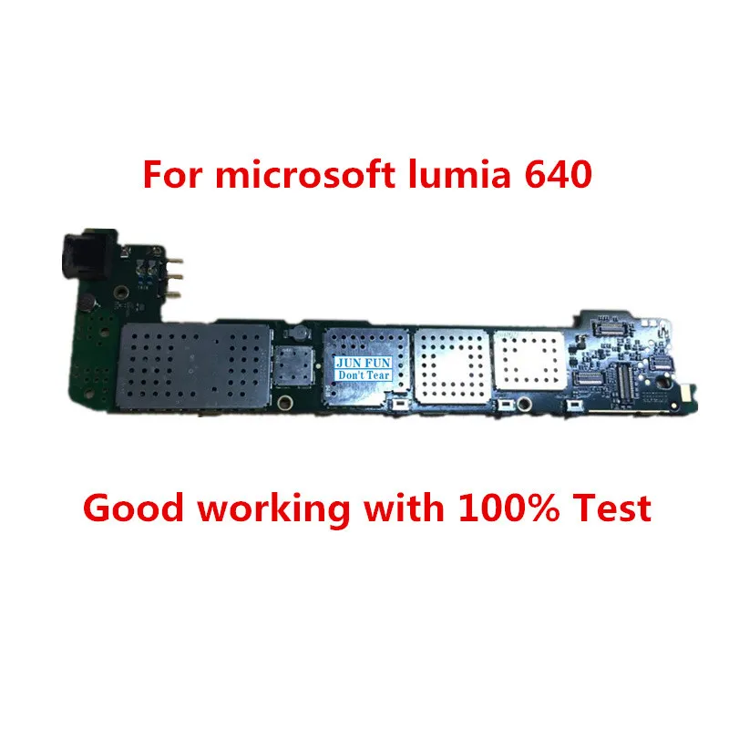 Разблокированная материнская плата для microsoft lumia 640 Test 100% nokia RM 1077 с двумя sim