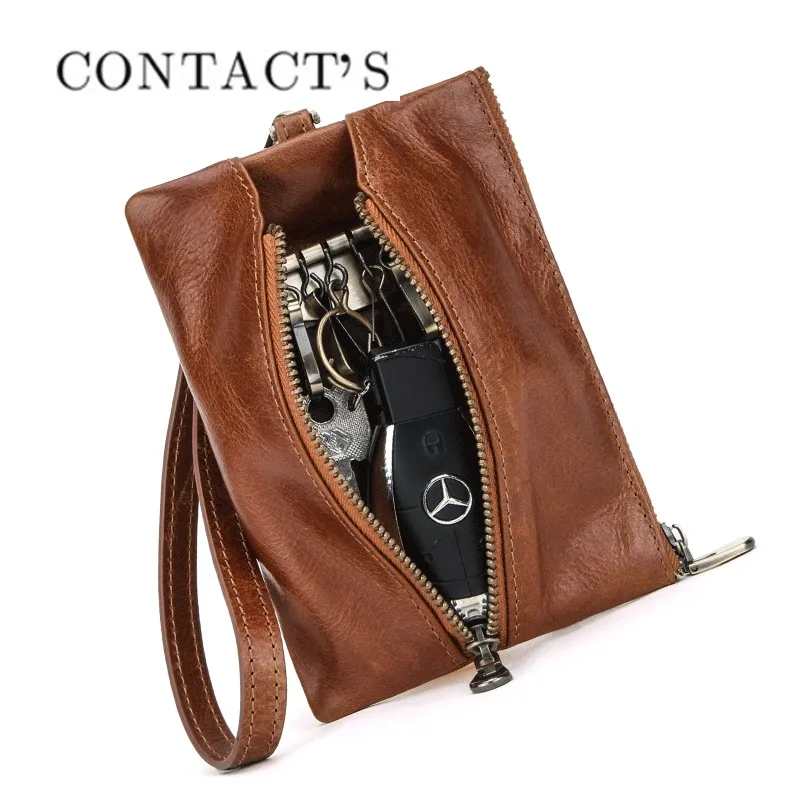 

Llavero Cuero Leather Keychain Keychain Leather Sleutelhanger Leer Funda Llaves Casa Wallet Keychain Key Holder Wallet Key Pouch