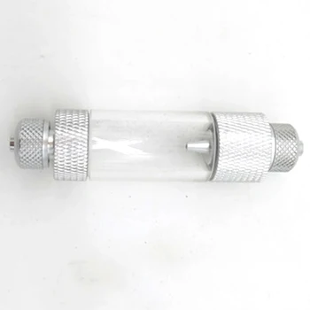 

Aquatic Durable Pet Aquarium Easy Read Home Fish Tank Double Way Aluminum Alloy Manual CO2 Bubble Counter