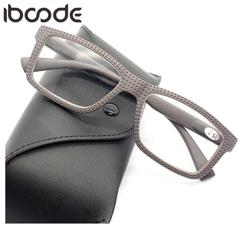 

iboode Women Men Fashion Reading Glasses Frame Retro Classic Presbyopic Eyeglasses Female Ultralight Eyewear Diopter +1.0 to 3.5