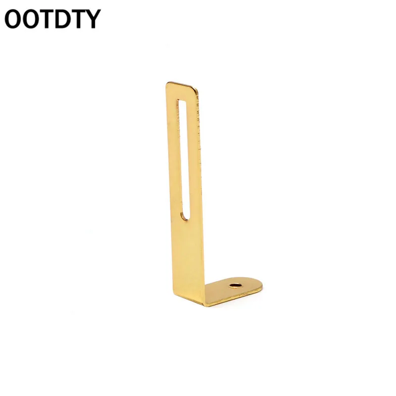 OOTDTY Золотой Монтажный кронштейн L форма для LP электрогитары w гайка винт