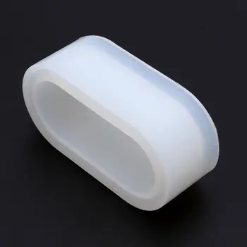 

Long Ellipse Flowerpot Silicone Mould Storage Box DIY Handmade Making Crafts Crystal Epoxy Mold R9JE