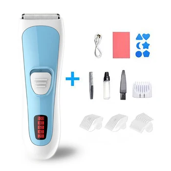 

Portable Washable Light Household Baby Hair Clipper Silent Rechargeable Smart Children Kids Shaving