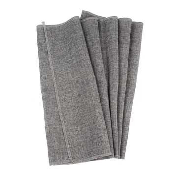 

1pcs Imitation linen table flag gray tablecloth chair back Christmas craft wedding decoration table runner 3 Size