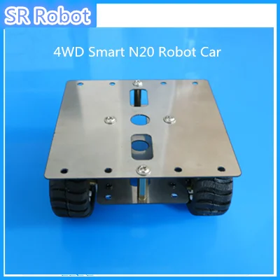 4WD Smart N20 робот шасси автомобиля из нержавеющей стали металлическая рама