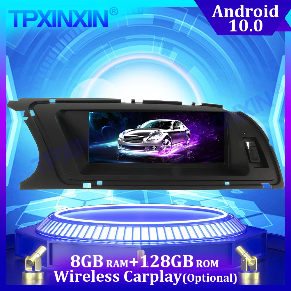 

Android 10.0 8G+128G For Audi A4 2013-2015 Carplay IPS Multimedia Player Stereo Tape Recorder GPS Navi Auto Radio Head unit DSP