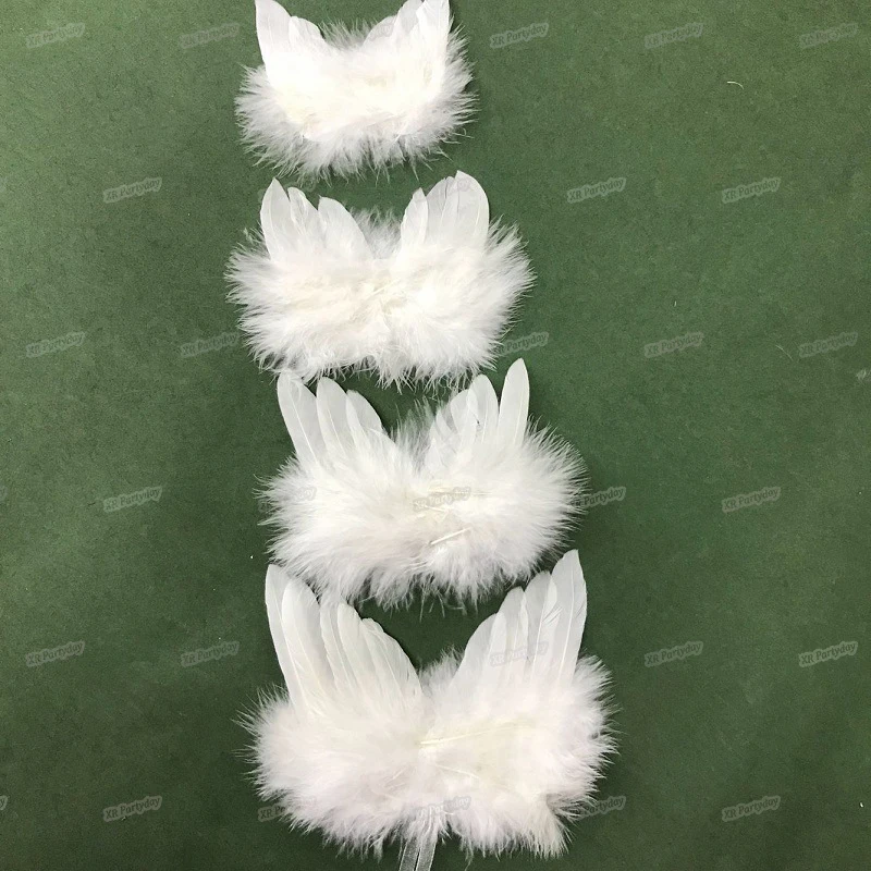 Для маленьких девочек перо крыло ангела для новорожденных Фотография собаки