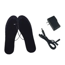 Нагревательные стельки с электрическим питанием, нагревательные стельки для обуви с USB подогревом, сохраняющие тепло колодки для наружного кемпинга, пешего туризма, штепсельная вилка США
