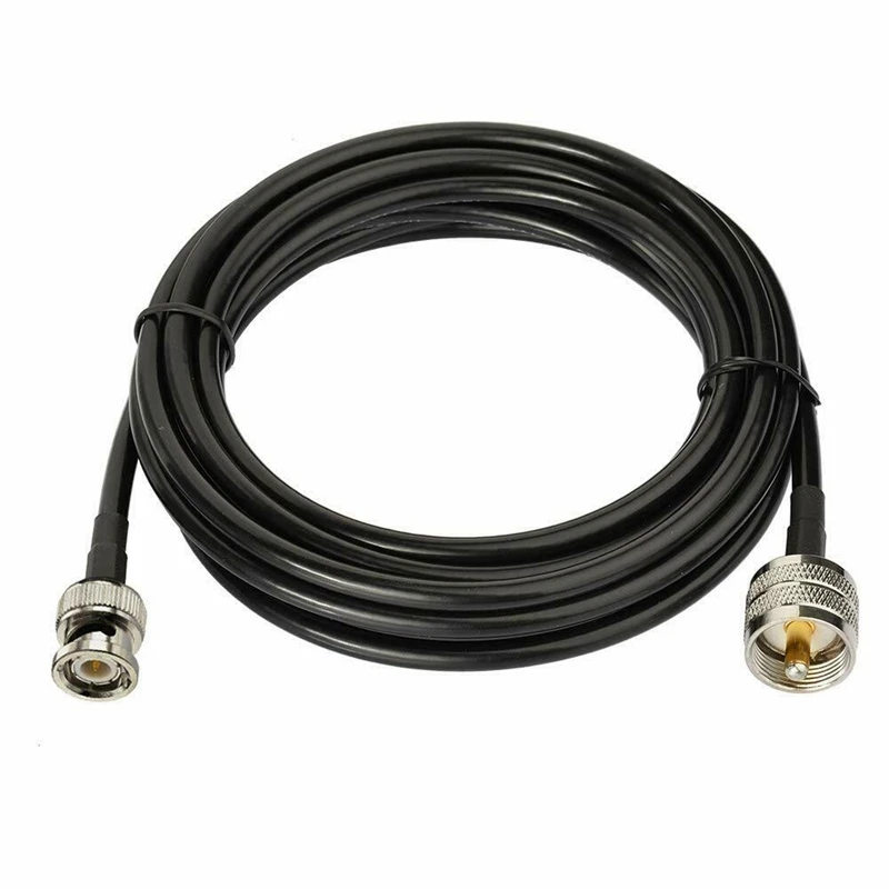 Кабель-удлинитель с разъемом BNC и штекером UHF антенны PL259 | Электроника