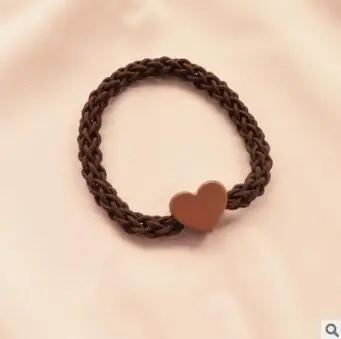 5 120 шт./лот, сделай сам, простой, мульти, любящее сердце, косички, резинка, эластичность, конский хвост, резинки для волос, аксессуар для укладки, HA1649 - Цвет: 5