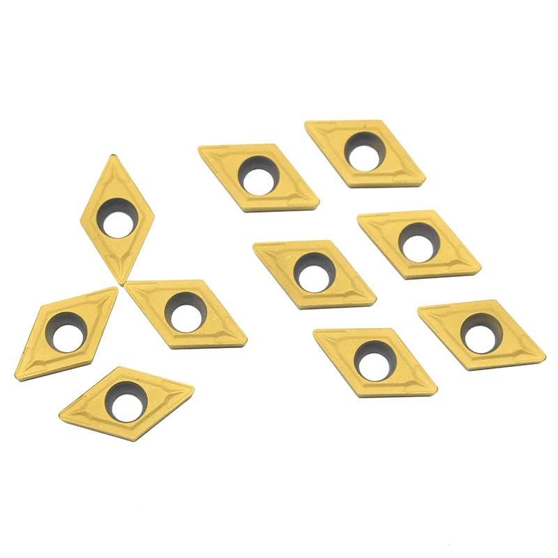 100 шт. DCMT070204 UE6020 карбидные вставки DCMT 070204 расточка токарный станок Инструменты Резак CNC инструмент