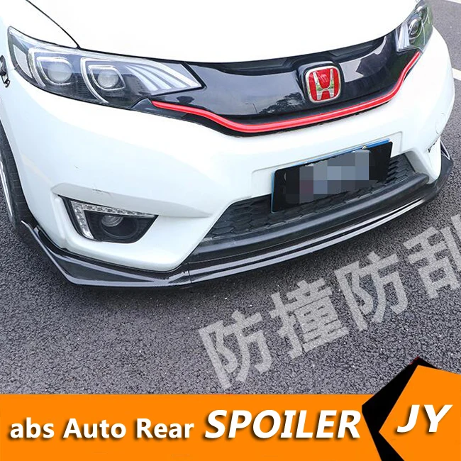 Для Honda FIT JAZZ Body kit спойлер 2014-2017 для ABS задний передний бампер диффузор защитные