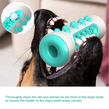 

Bone Shaped Dog Toothbrush Toy Durable Dogs Chew Toys Pet Molar Stick for Medium Large Breed Dental Care Tooth Cleaning Supplies