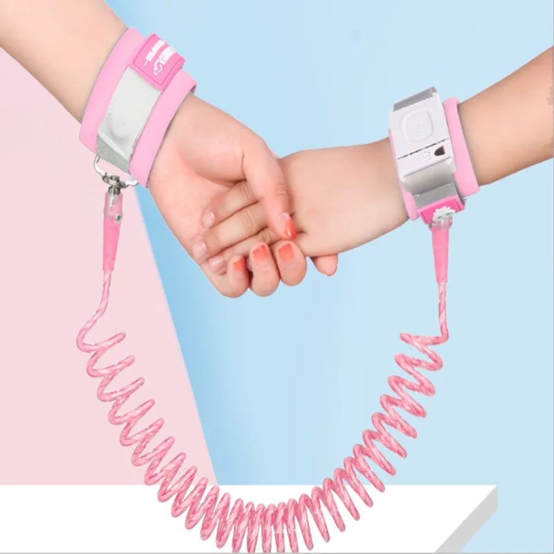NewAnti Lost Wrist Link поводок для малышей, ремни безопасности для детей, веревка для прогулок на открытом воздухе, ремешок для рук, браслет для детей с защитой от потери