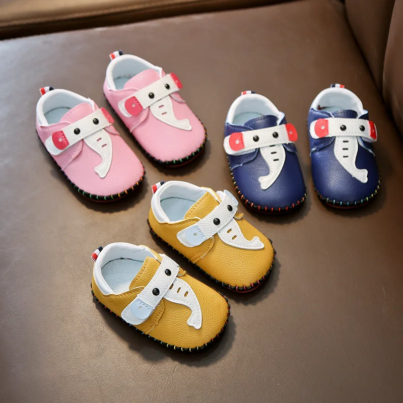 AFDSWG baby/Новинка Сезон осень Прошитая сумка со слоном Милая кожаная обувь на мягкой
