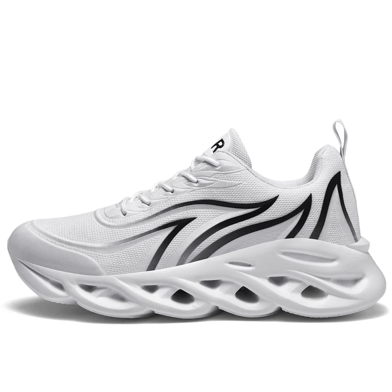 Женская обувь для бега для мужчин и женщин; коллекция года; брендовая спортивная обувь; Мужская обувь для бега; Легкие дышащие кроссовки для мужчин - Цвет: 2107 White