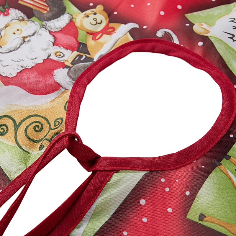 Cartoon Printing Santa Claus Christmas Tree Skirt Christmas Tree Bottom Decoration Diameter Santa Claus
