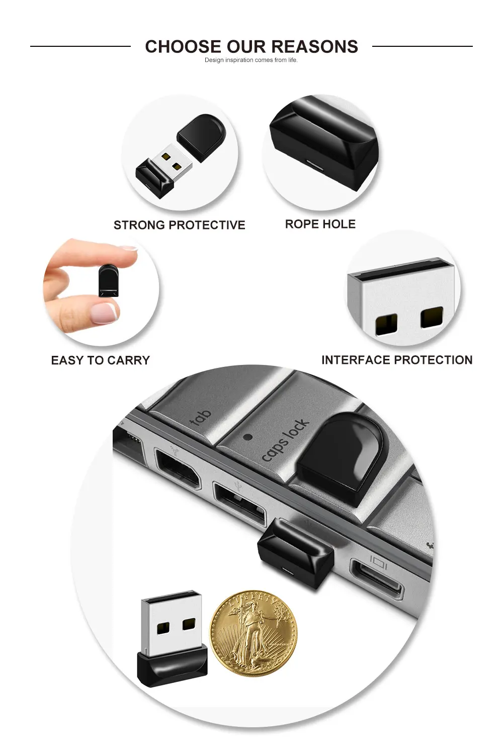 super small pendrive 128gb 64gb USB flash 32gb 16gb mini metal pen drive key ring U disk_voghion.com