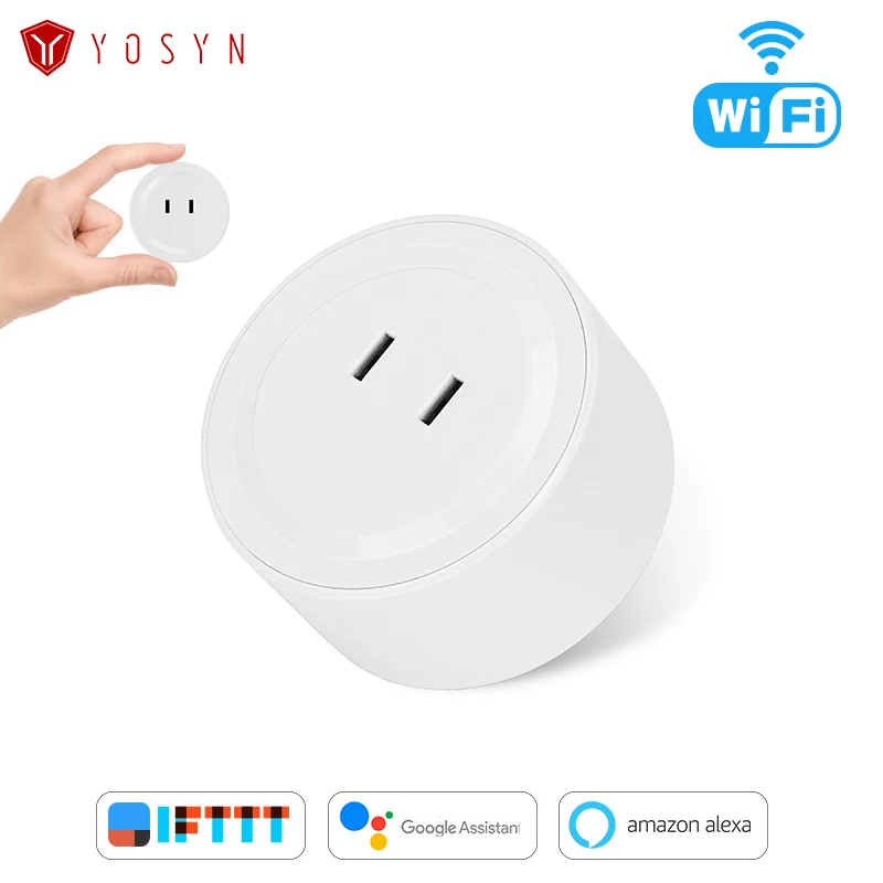 

Tuya Japan smart plug 10A wall socket plug App remote-control use Google Home Alexa Voice-control JP smart home wifi plug