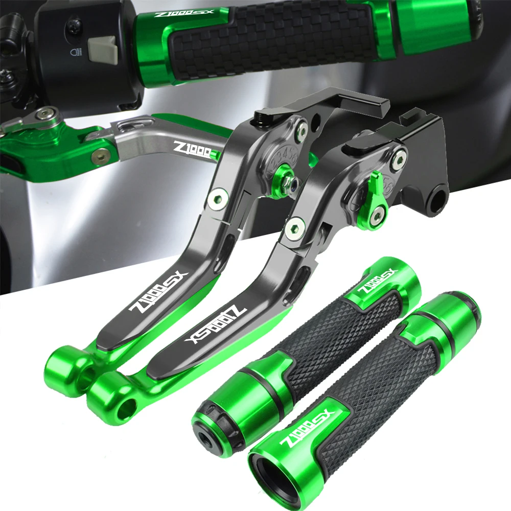 

Motorcycle Accessories Brake Clutch Lever & Handlebar Grip End Racing levers For kawasaki Z1000SX Z1000 SX 20172018 2019 2020