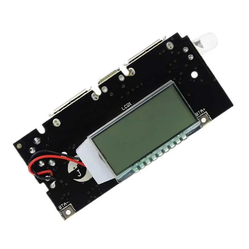 Автоматическая защита! Двойной USB 18650 Зарядное устройство PCB модуль питания 5V 1A 2.1A