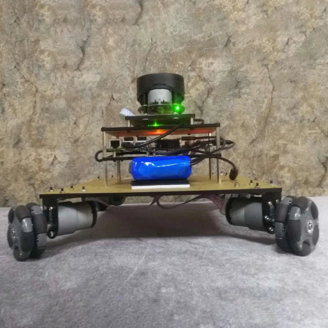  Smart Intelligent Programmable Robot Operating System Ailibot Omnidirectional Robot Car Kit For Tea - 4000237881277