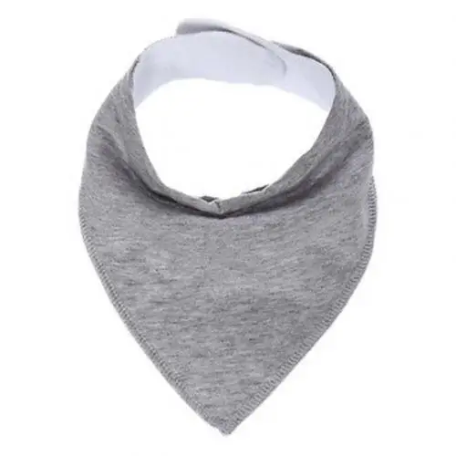 Dark Gray Детские нагрудники для мальчиков, бандана для девушки, водопоглощающий нагрудник, тканевый треугольник, хлопковый детский шарф, детские рождественские аксессуары - Цвет: Dark Gray