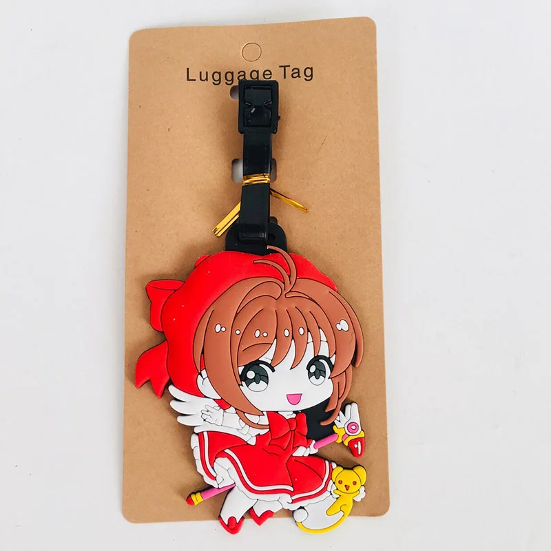 1 шт. Betty Cardcaptor Sakura аниме туристический бренд багажная бирка на чемодан ID адрес портативный держатель тегов багажная этикетка Новинка - Цвет: see chart2