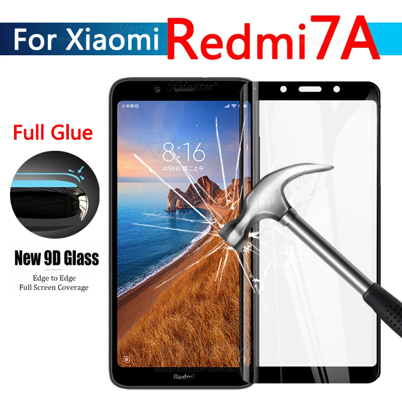 9D закаленное стекло для Xiao mi Red mi 7A стеклянная Защитная пленка для экрана для Xiao mi xao mi ksio mi Re mi red mi 7 A A7 Red mi 7a