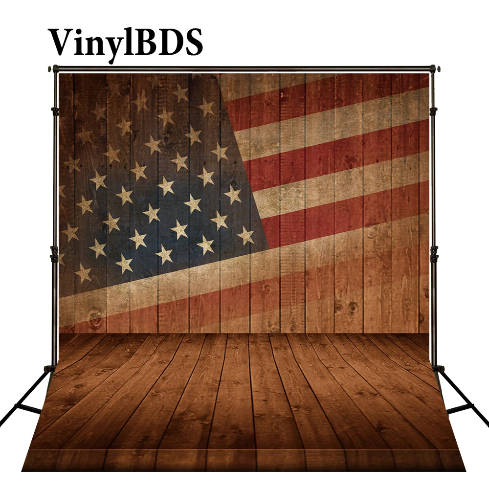 VinylBDS 5x7ft винтажные фоны с американским флагом для фотосъемки День Независимости