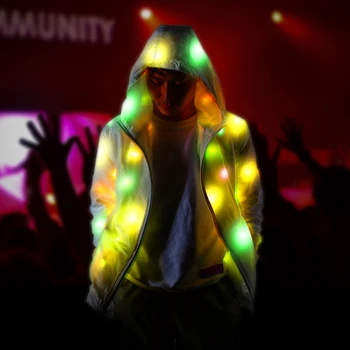 

New Colorful LED luminous Waterproof Novelty Lamp Clothes Nightclub Fashion Cool luminous Tool Special Led Lighting