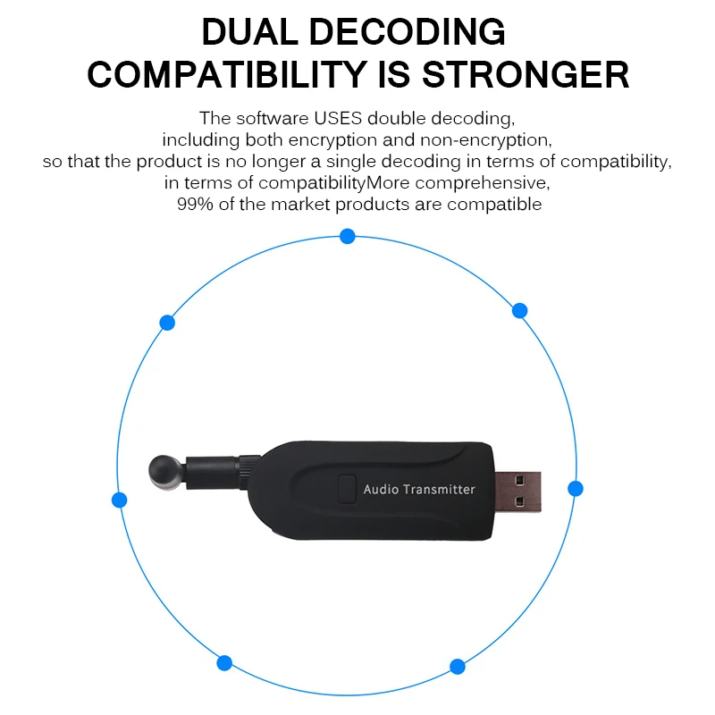 Беспроводной преобразователь Bluetooth передатчик стерео аудио Музыка Bluetooth адаптер для ТВ телефона ПК Y1X2 стабильный передатчик сигнала