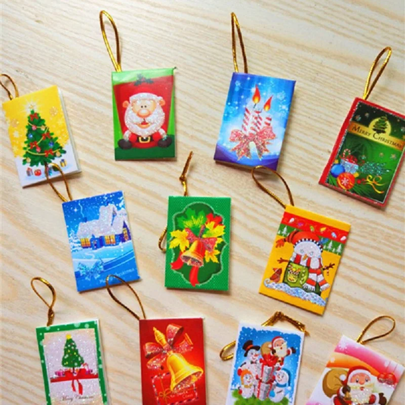 

100 шт., поздравительные открытки с надписью "Merry Christmas"