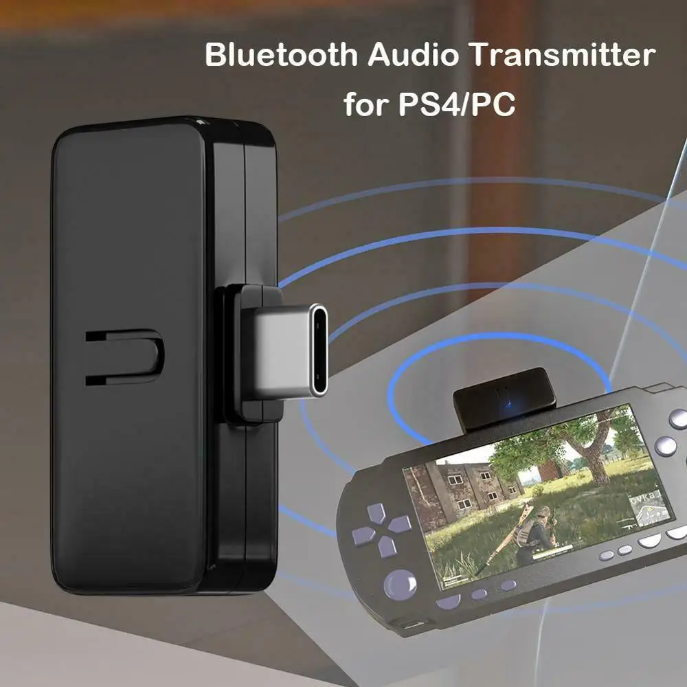 Bluetooth аудио адаптер TYPE-C интерфейс luetooth 4,2 передатчик для ПК/PS4/N-Switch беспроводной музыкальный аудио передатчик PD 2,0