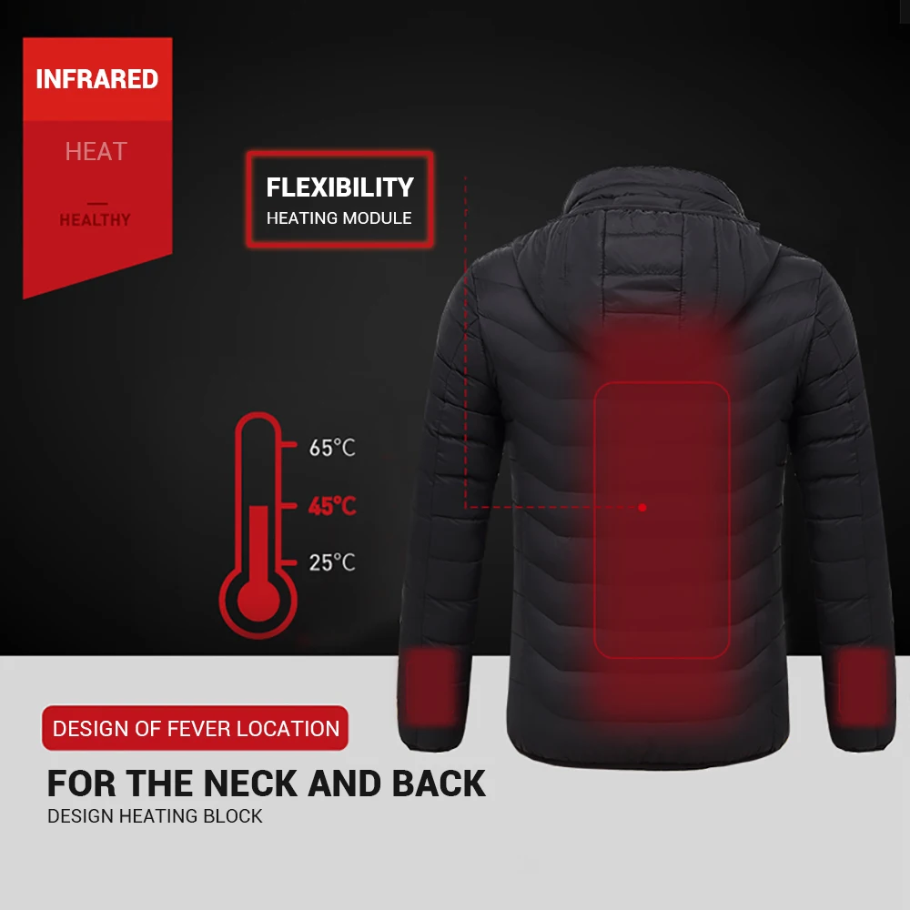 HEROBIKER 2019 New Motorcycle Jacket Men Autumn Winter USB Infrared Heating Jacket Moto Jacket Thermal Motorbike Riding Jacket Hooded HEROBIKER 2019 New Motorcycle Jacket Men Autumn Winter USB Infrared Heating Jacket Moto Jacket Thermal Motorbike Riding Jacket Hooded