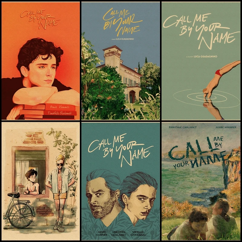 Buy Three To Send One Call Me By Your Name Classic Movie Poster Vintage Kraft Wall Bar Decoration Painting Wall Stickers Aliexpress