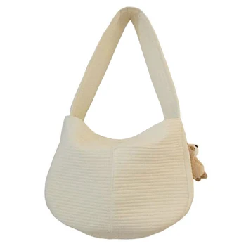 

Handmade Canvas Bag Cute Pet Bag Messenger Bag Female Bag Shoulder Bag