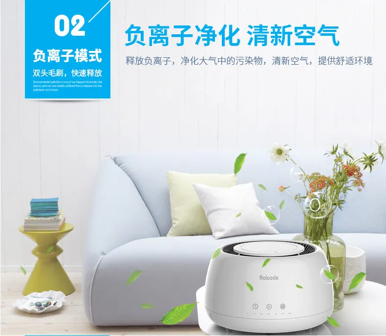  Mini Air Purifier Household In Addition To Formaldehyde Smoking Taste Bedroom Office Desktop Small  - 4000319710518