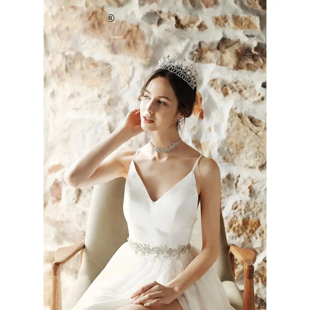 

Elegant Pearls Belt Rhinestones Bridal Belt Crystal Wedding Belt Sash Bridal Dresses Accessories Wedding Sashes Belts