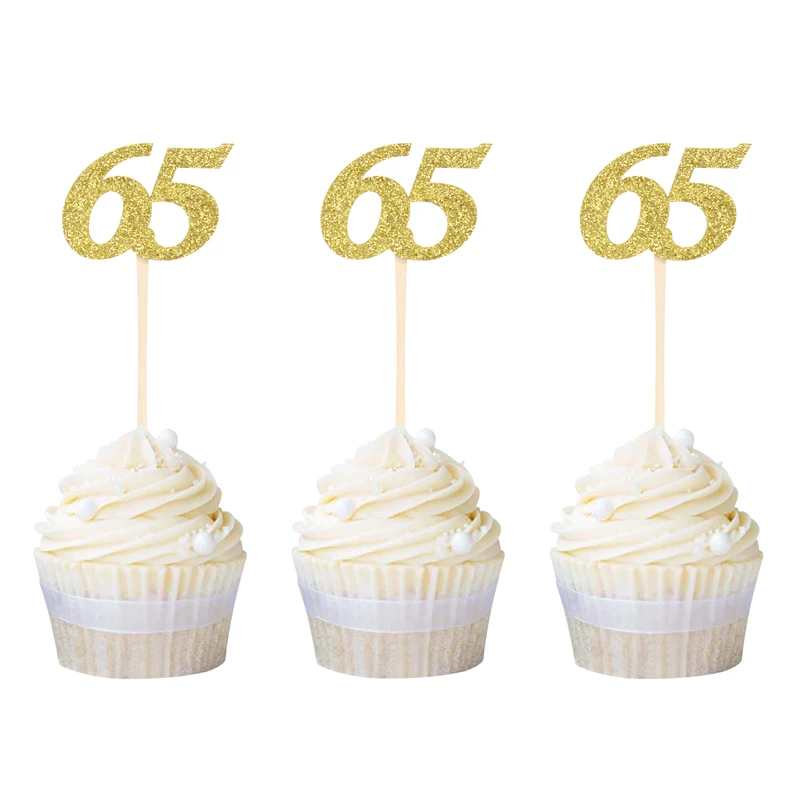 12 шт. номер 30 40 50 60 для капкейка-30th 40th 50th 60th празднование Дня Рождения вечерние поставки торт фигурки жениха и невесты; дропшиппинг