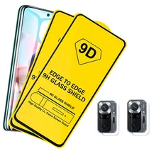 Note10 pro,Película para Xiaomi Redmi Note10 9 PRO pelicula de vidro Note9S lente proteção Note 9PRO pelicula de vidro Redmi Note 10 PRO Película