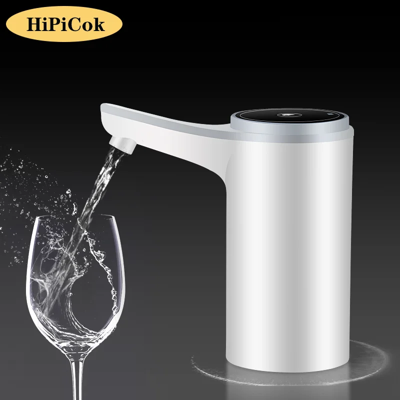 Новый диспенсер для воды HiPiCok помпа бутылок с водой USB Перезаряжаемый