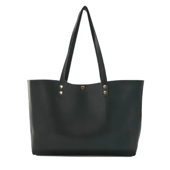 

2020 Fashion Women Leather Handbag Brief Shoulder Bags Solid Large Capacity Luxury Handbags Tote Bag Design for Female