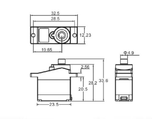 K power MM0160 3 кг/0 12 s металлическая Шестерня сервопривода для фиксированного крыла RC