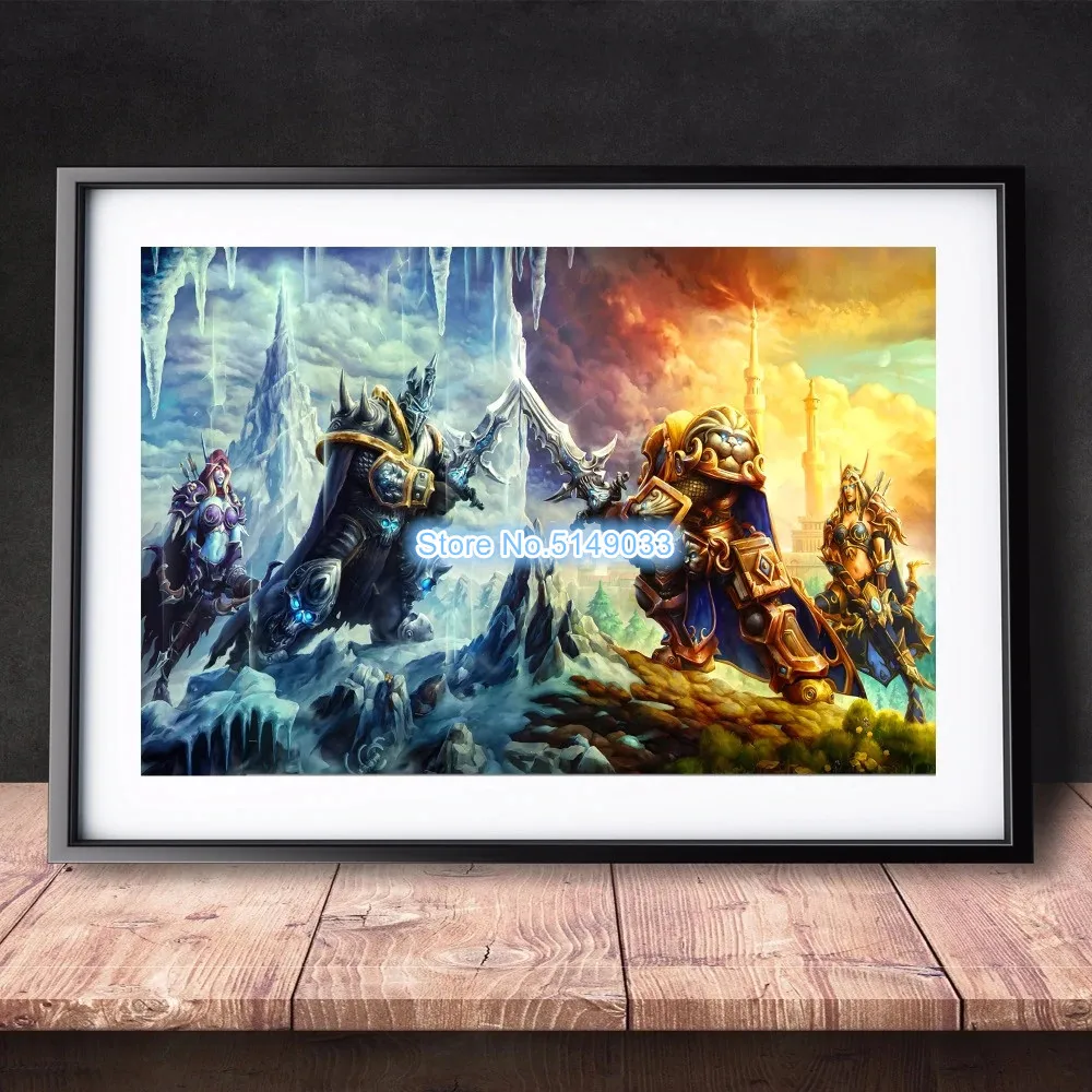 Алмазная 5D картина World of Warcraft с полными квадратными/круглыми стразами вышивка