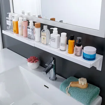 

Toilet Shelf Bathroom Storage Organization Wall Shelves Plastic Storage Shelf Waterproof Accessory for Bathroom Organization