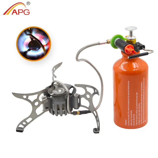 US $45.37 APG Portable Outdoor Gasoline Stove Folding Camping Oil/Gas Multi-Use Burners Hiking Picnic Cooking
