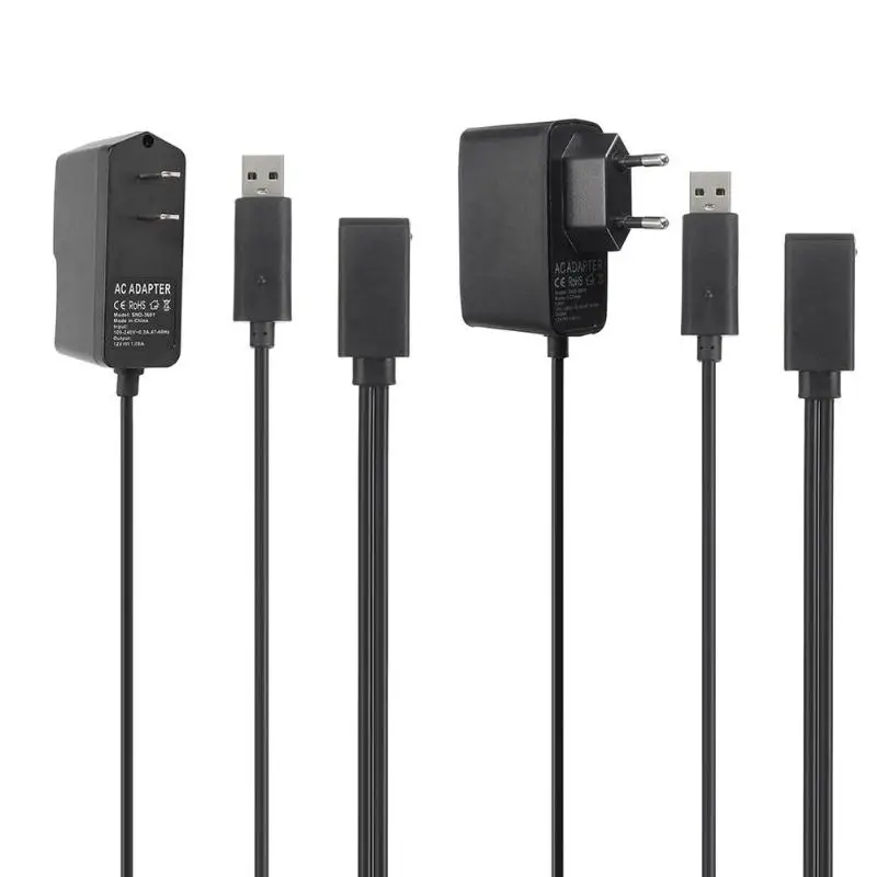 AC100-240V вход DC12V 1.08A выход адаптер питания зарядное устройство для Xbox 360 Kinect кабель питания переменного тока для Xbox 360 Kinect датчик ЕС/США